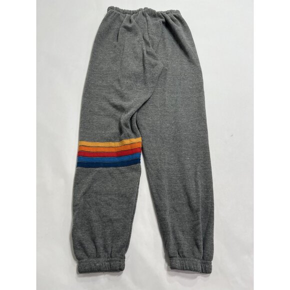 Aviator Nation Rainbow Stitch Sweatpants in Heather - Picture 5 of 7